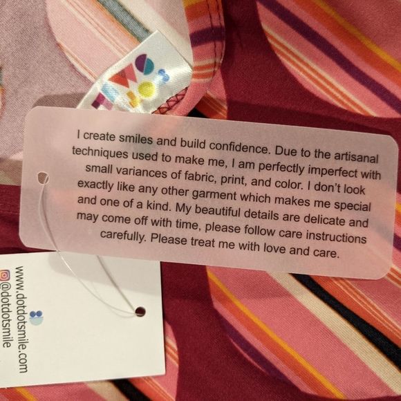 Dot Dot Smile NWT's Twirling Empire Dress Pink Circle Print Girls Size 7. - Picture 11 of 14